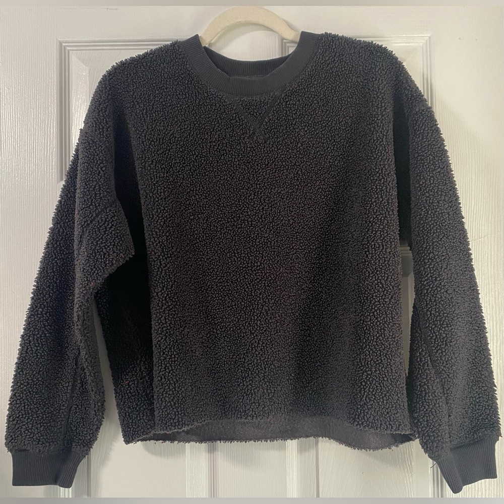 American Eagle Outfitters Charcoal Crewneck Sweater